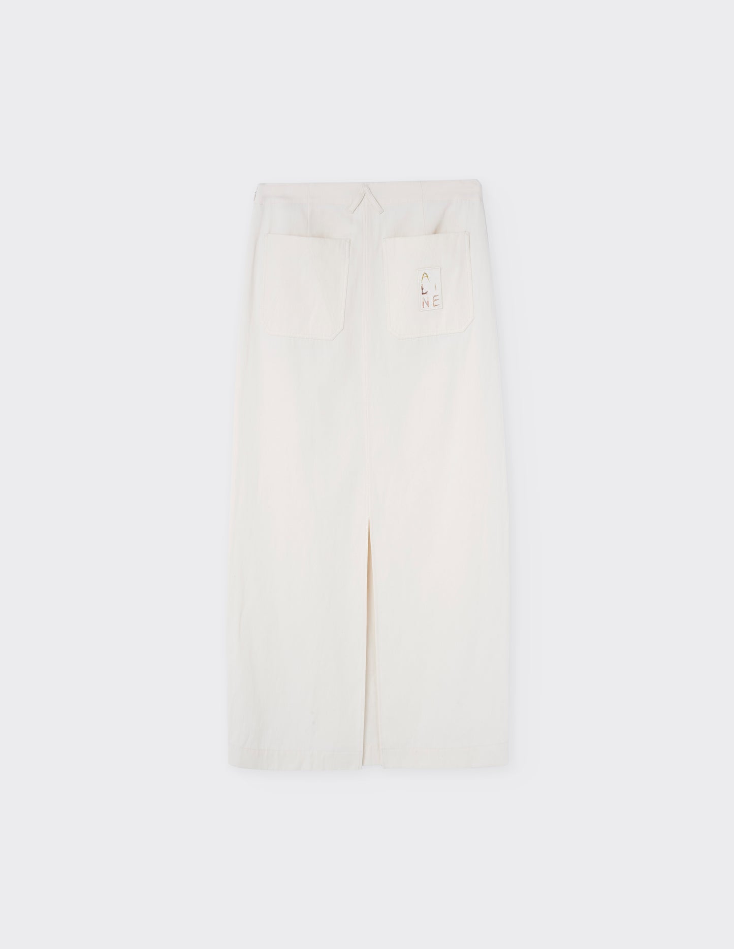 Cotton-Blend Maxi Skirt