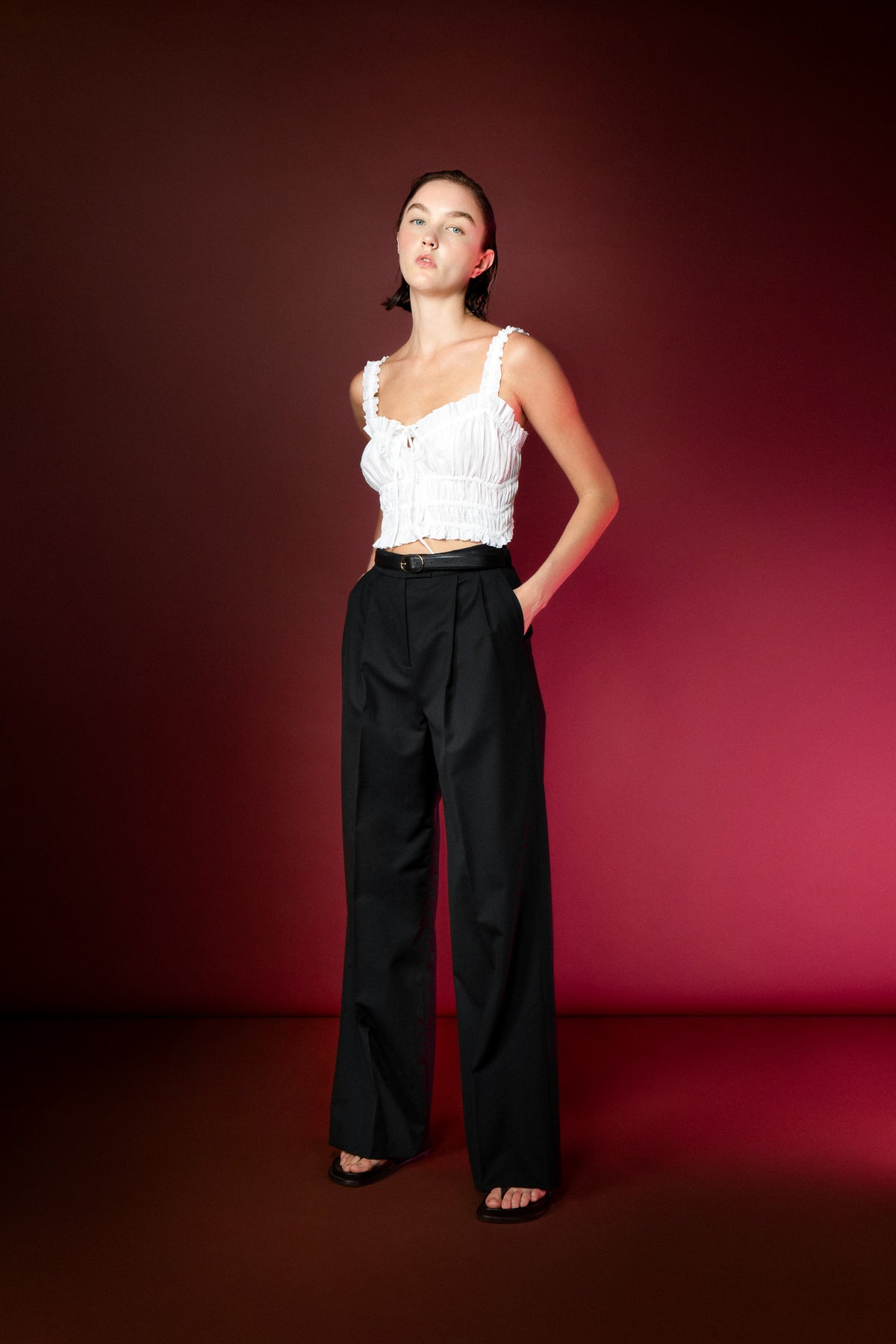 Rosa Gathered Top