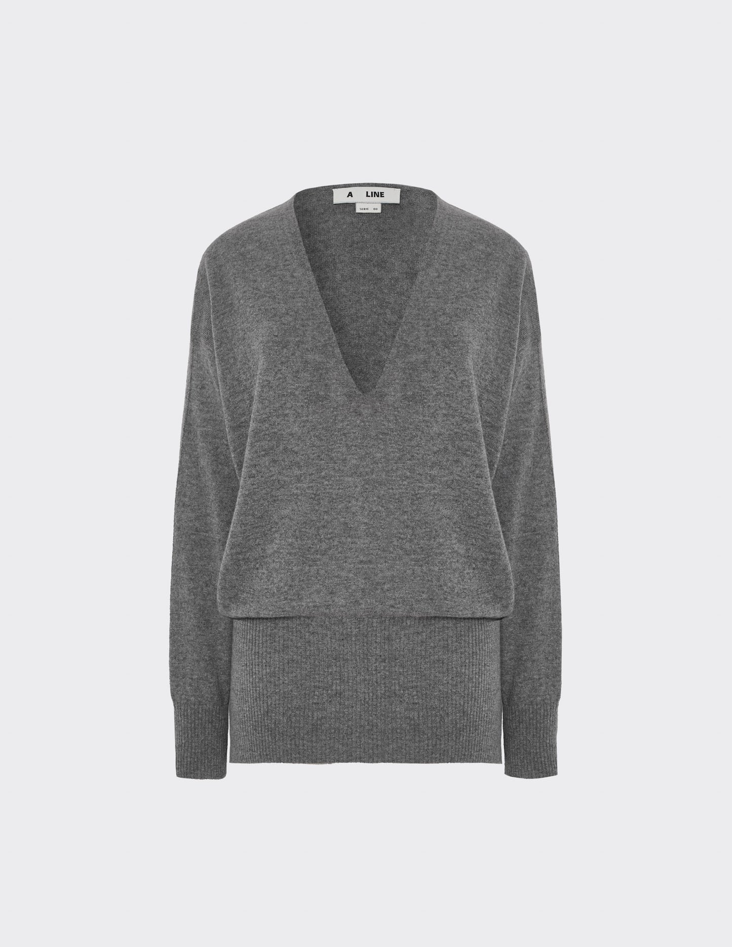 V-neckline Cashmere Sweater
