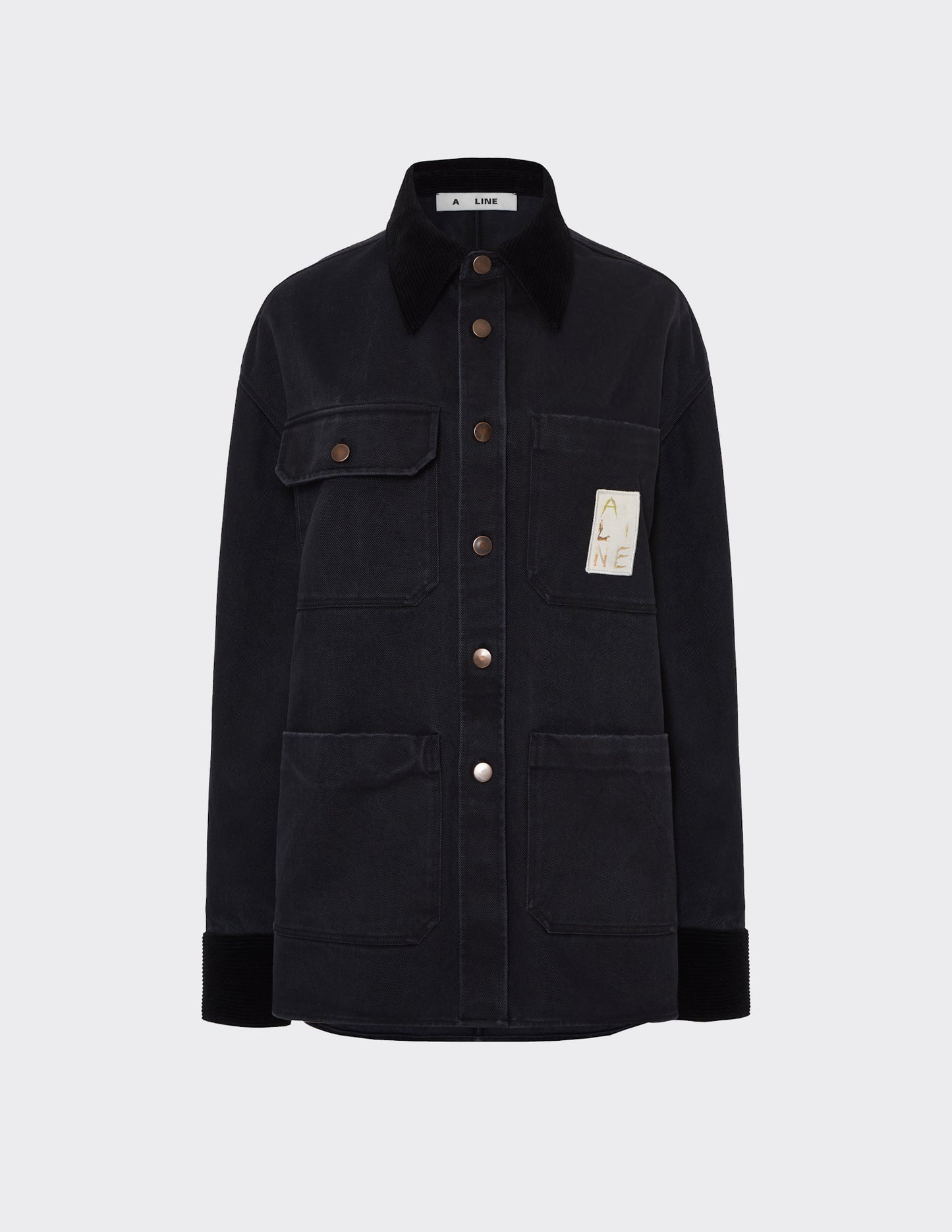 Denim utility jacket