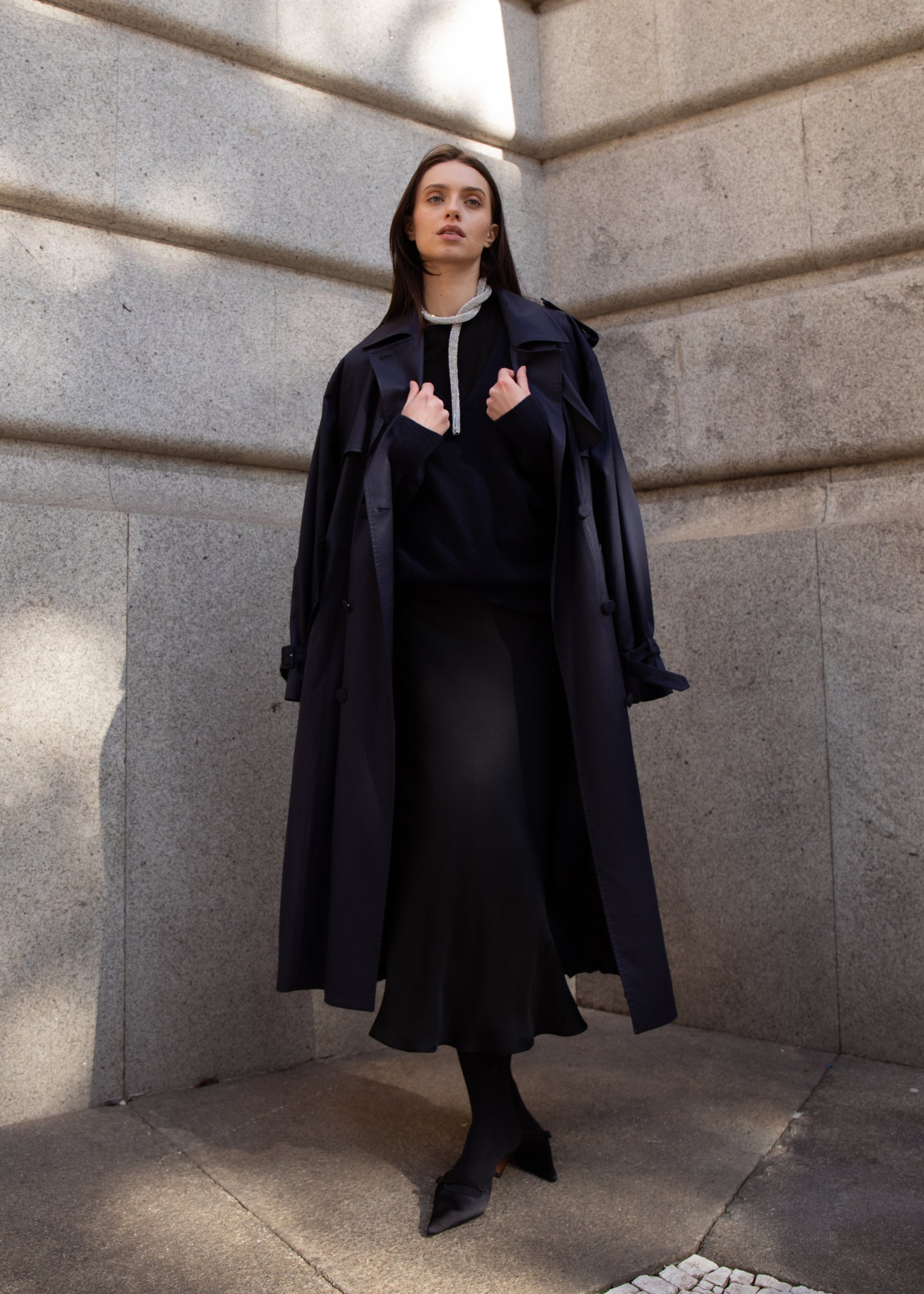 V-neckline Cashmere Sweater