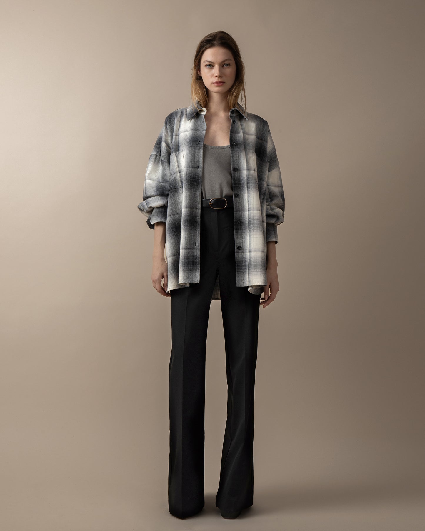 High-waist trousers