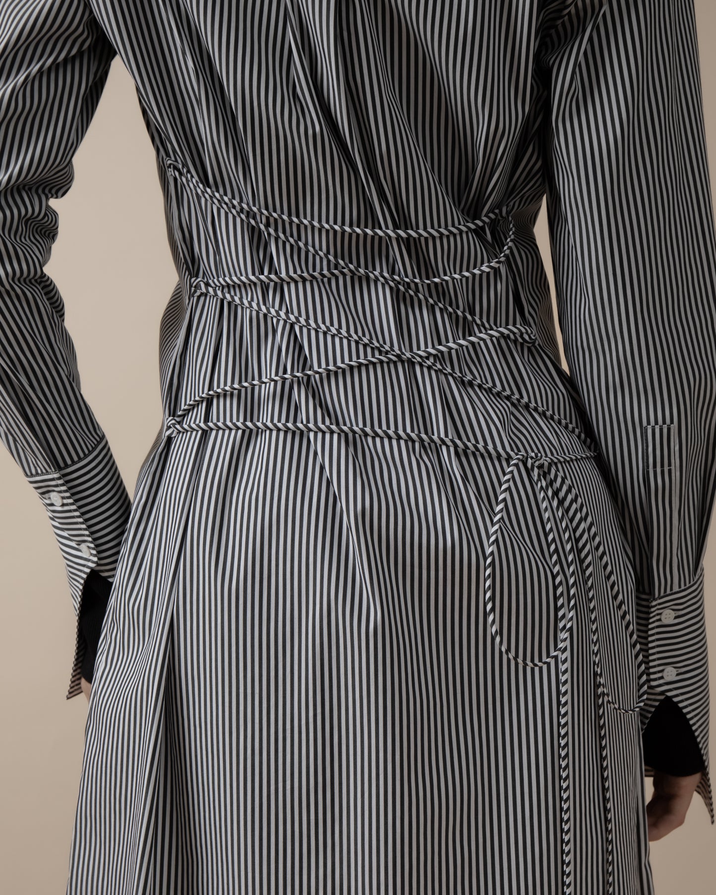 Corset detail shirtdress