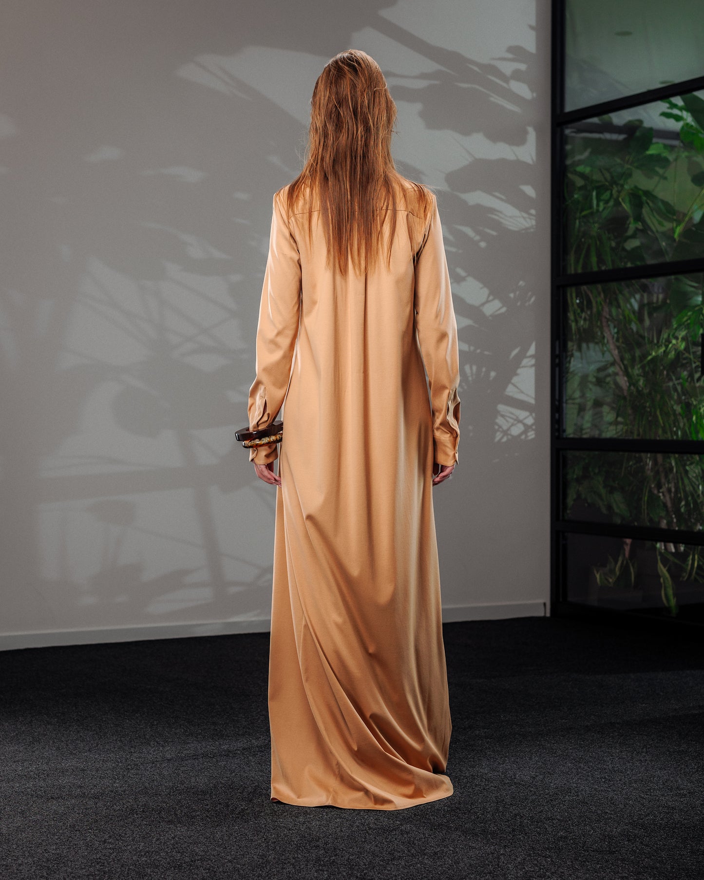 Jersey Maxi Shirtdress