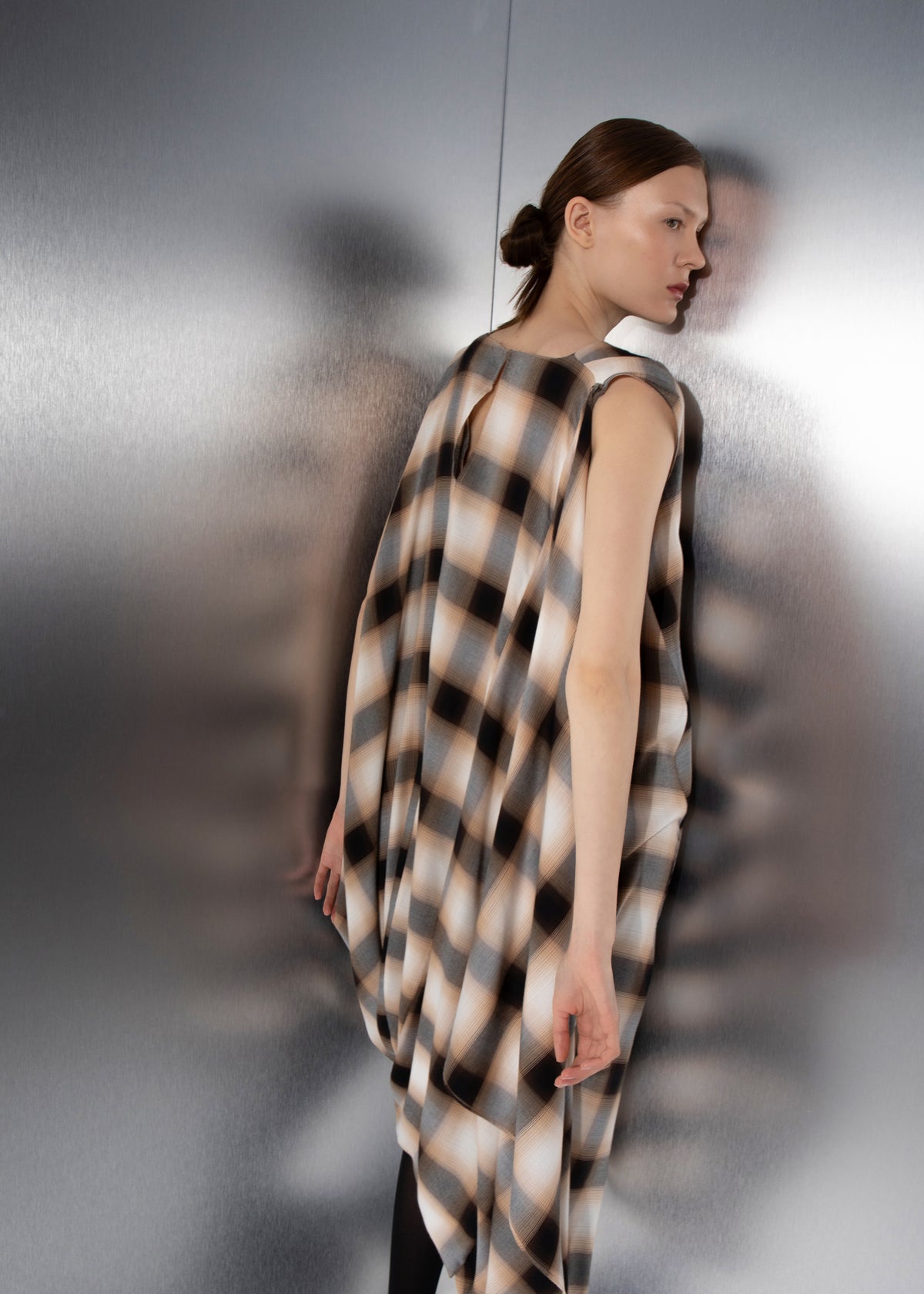 Celeste Check Twist Dress