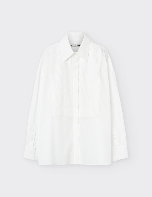 Pleated Boxy Shirt