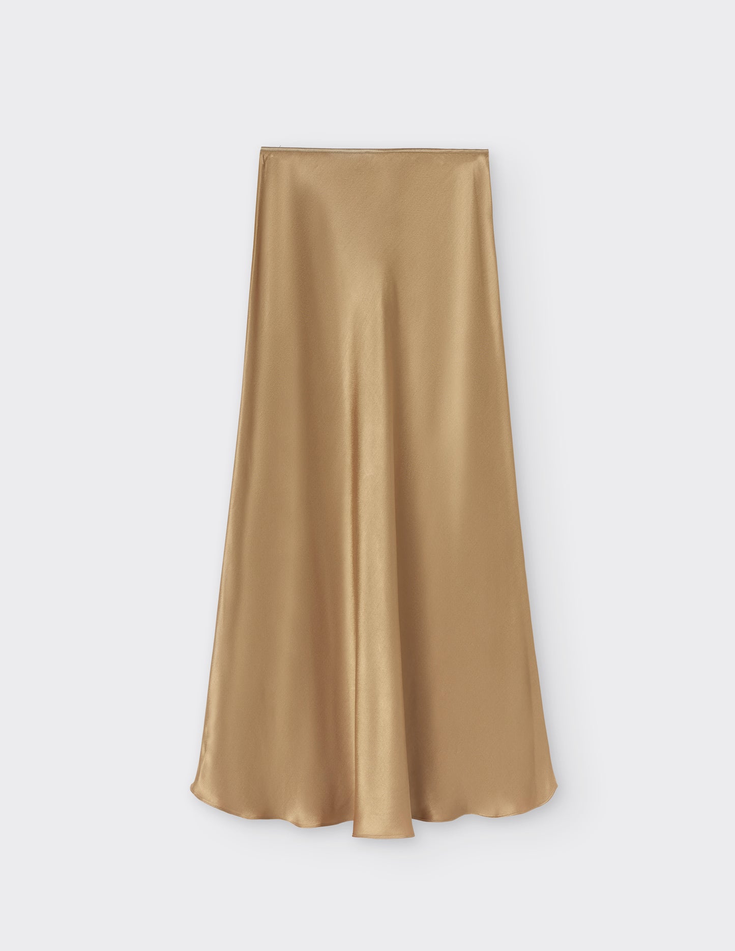 Satin Midi Skirt