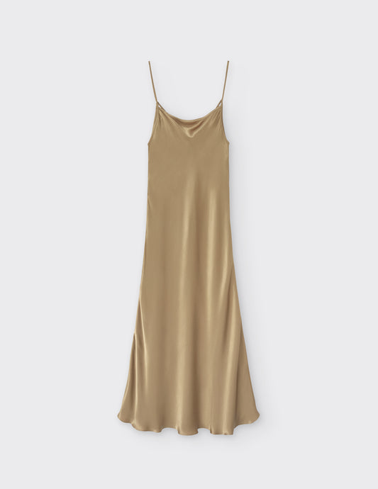 Satin Midi Dress