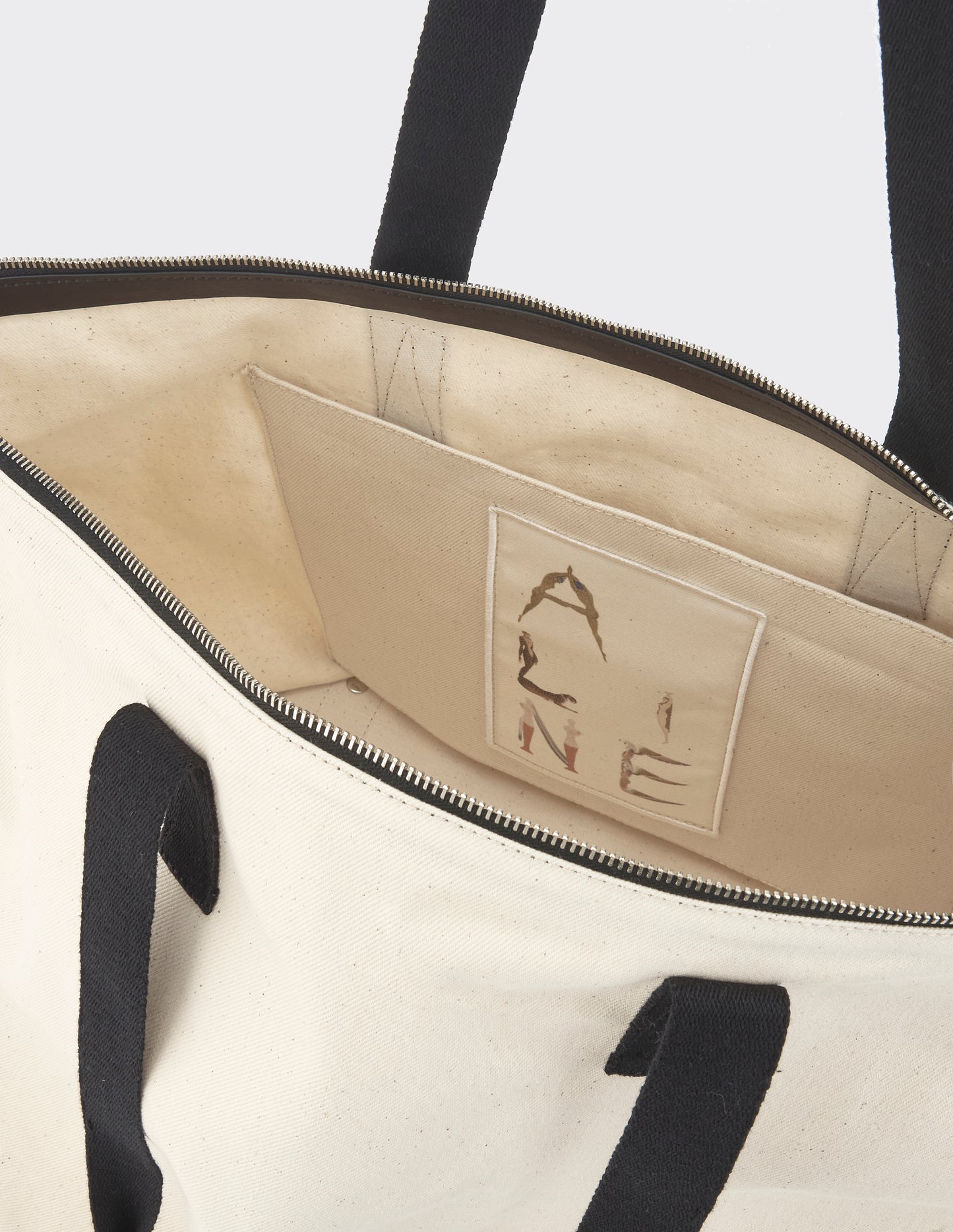 Canvas Leather Detail Bag