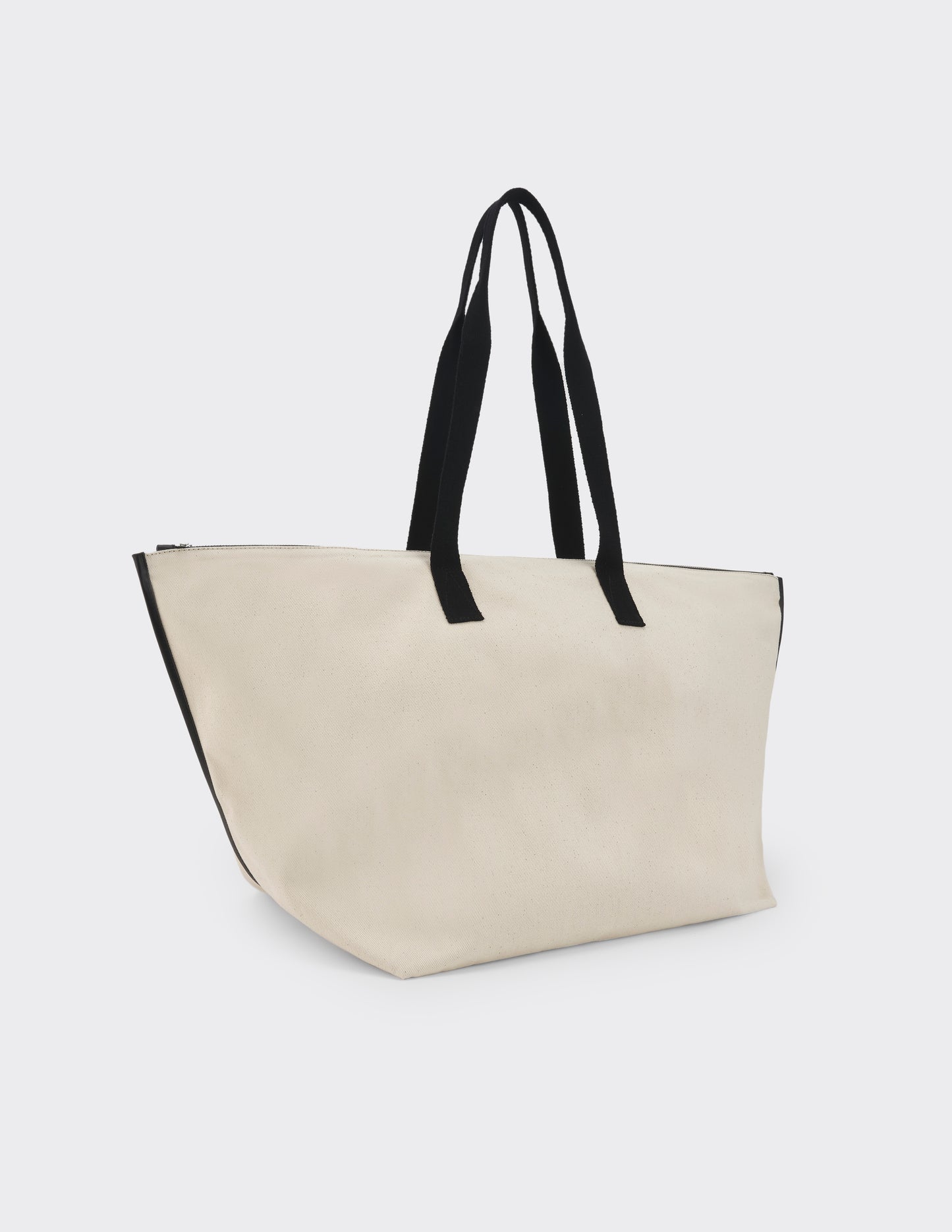 Canvas Leather Detail Bag