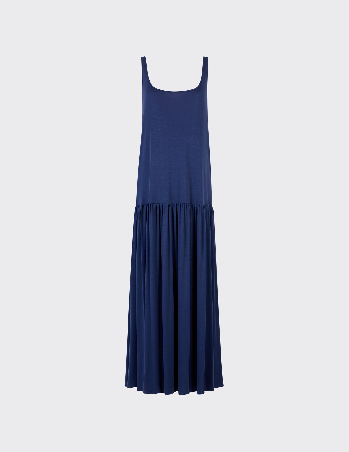 Indigo Dropped Waist Dress