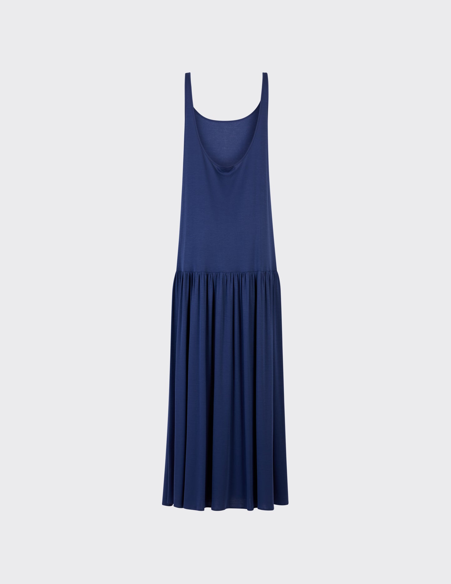 Indigo Dropped Waist Dress
