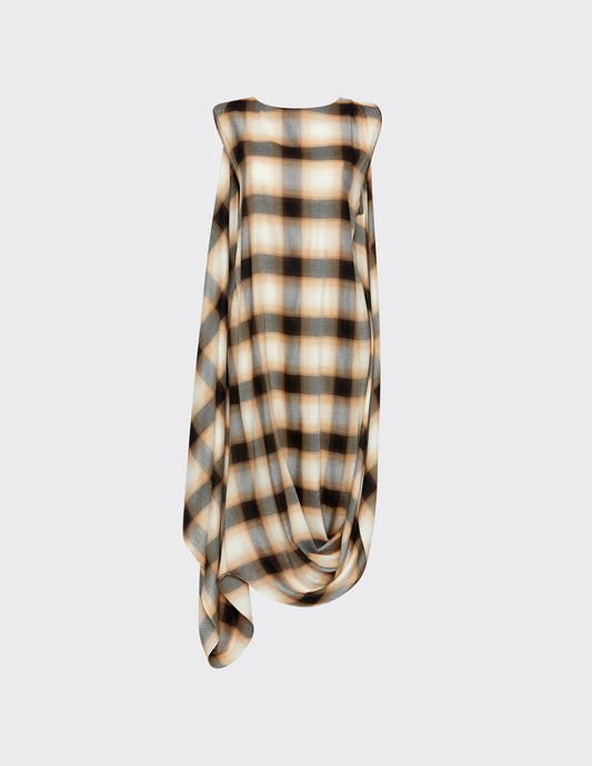 Celeste Check Twist Dress
