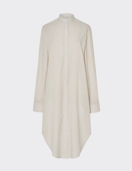 Mandarim-collar overshirt