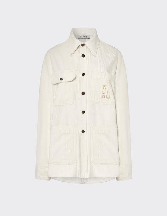 Corduroy utility jacket
