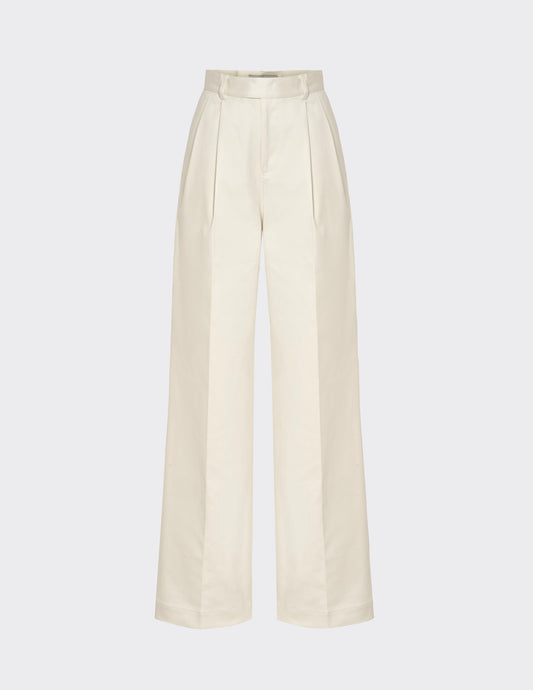 Loose-fit denim trousers