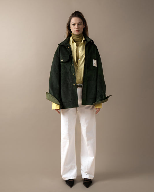 Corduroy utility jacket