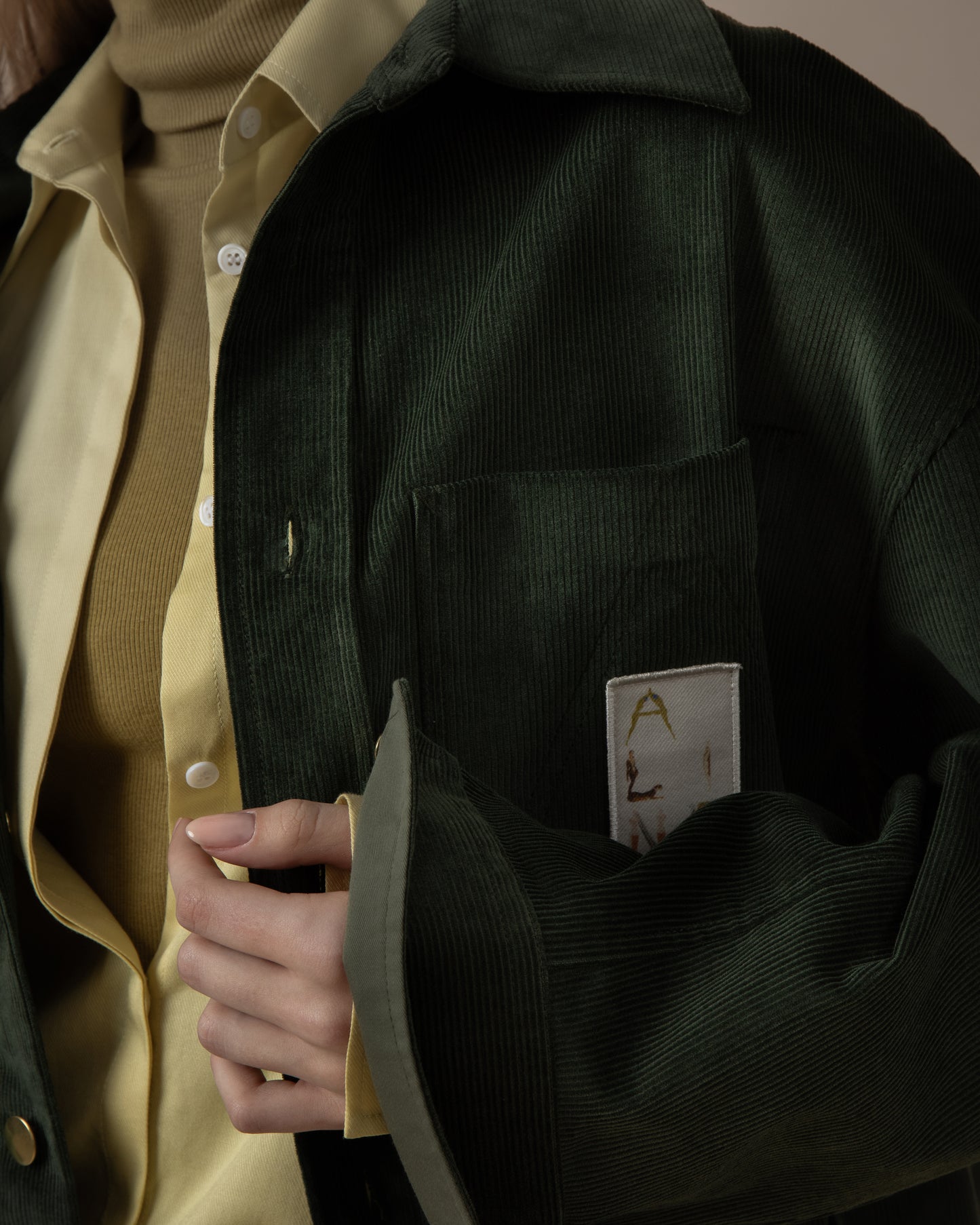 Corduroy utility jacket