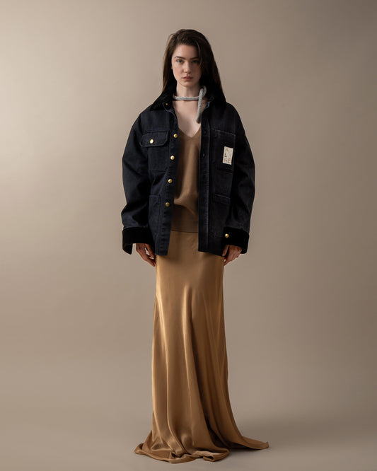 Denim utility jacket