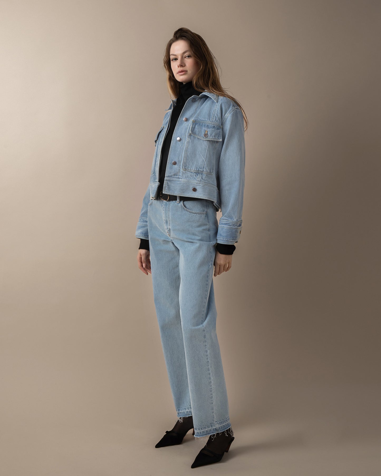 Cropped Denim Jacket