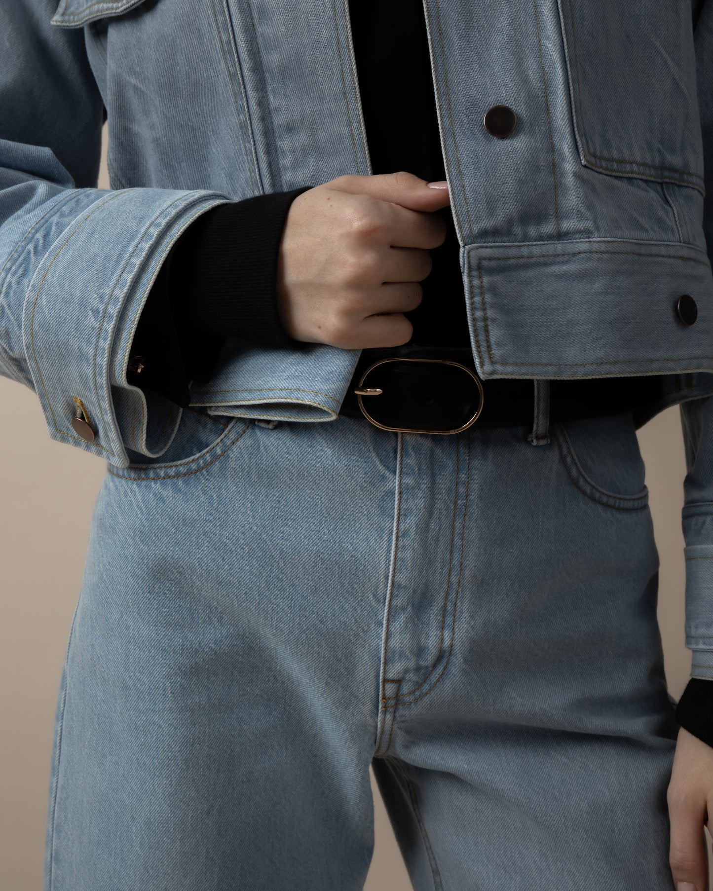 Cropped Denim Jacket