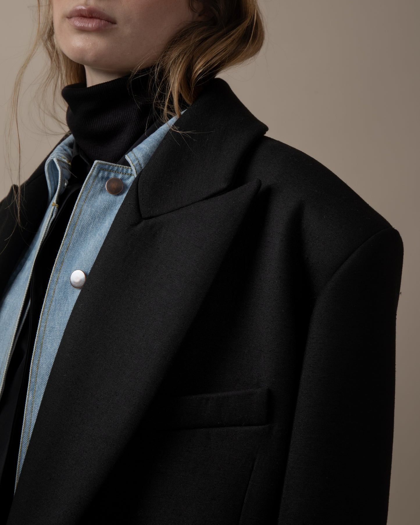 Double-breasted coat