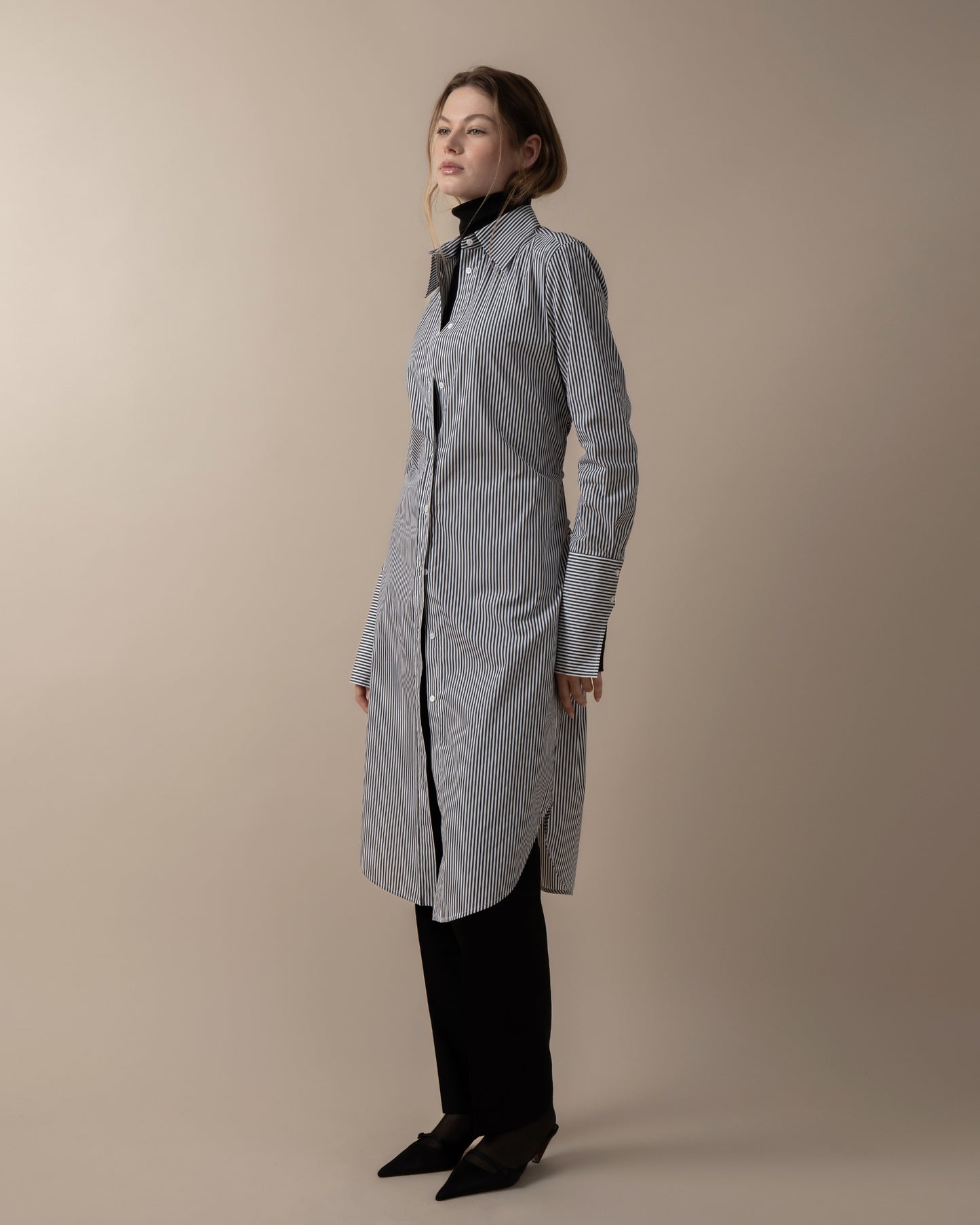 Corset detail shirtdress