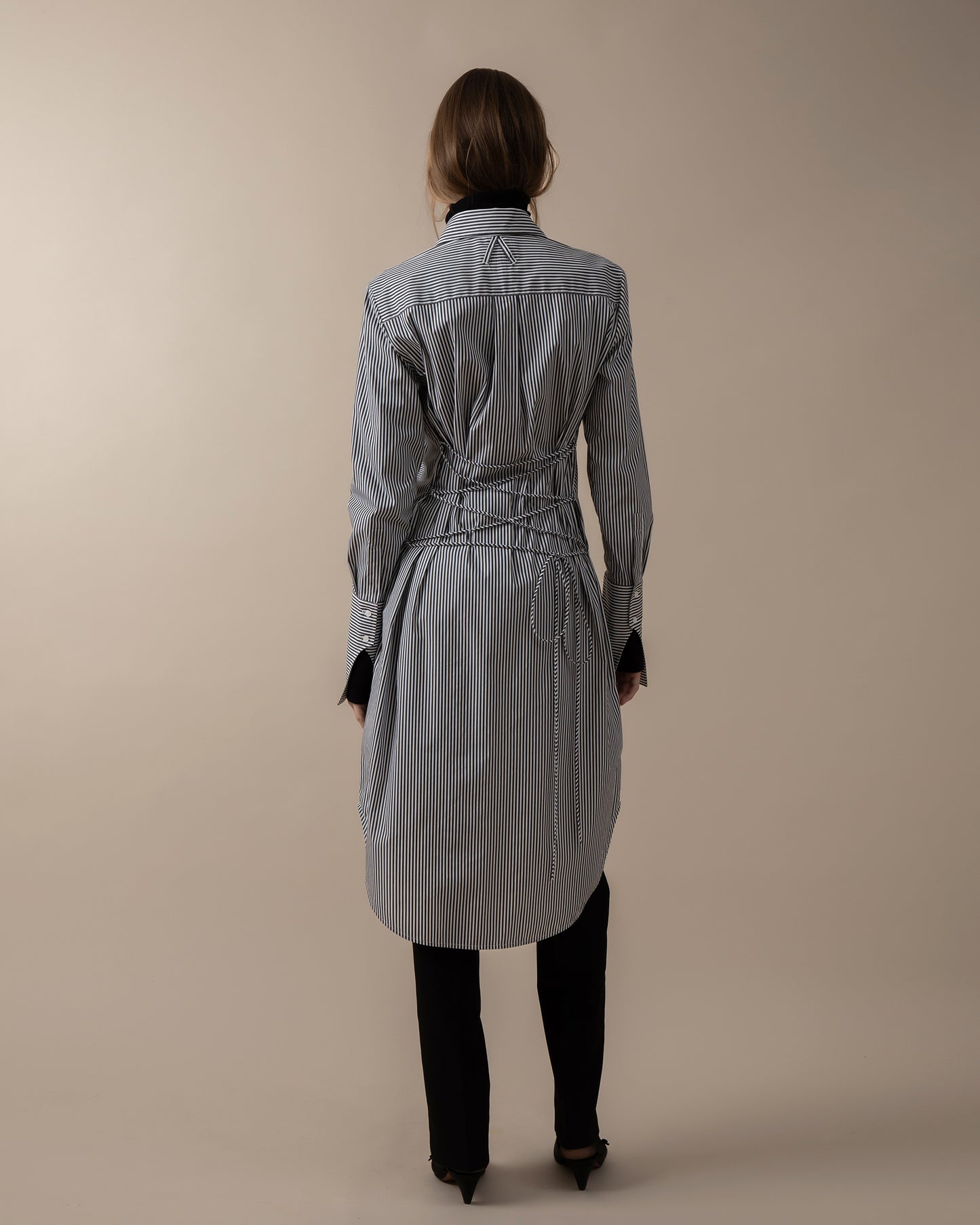 Corset detail shirtdress