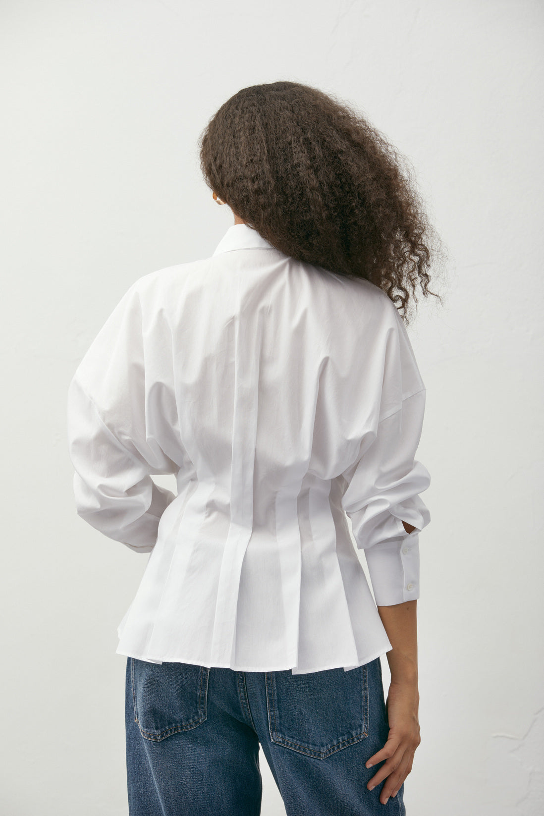 Pleat-Detail Shirt