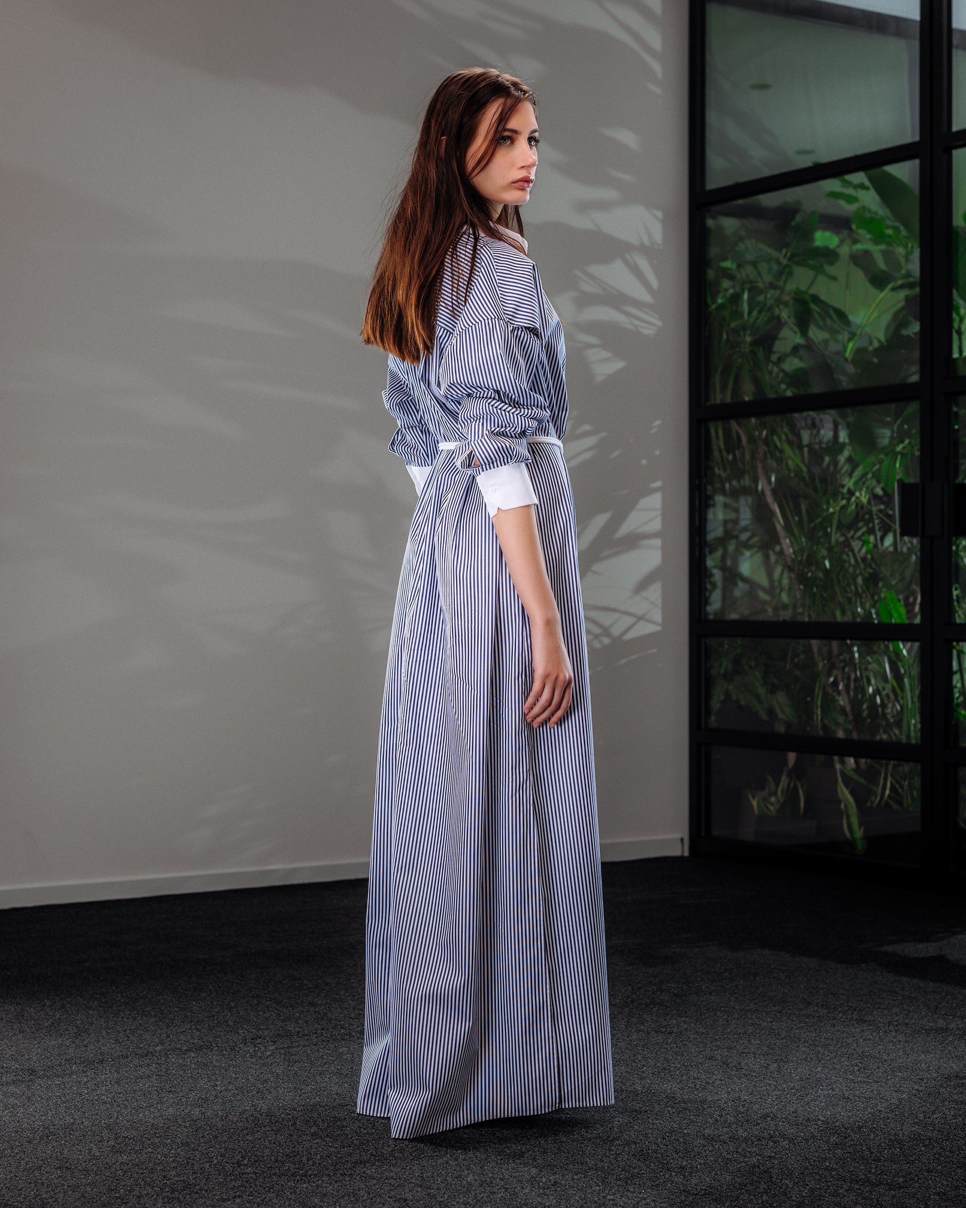 Long-Sleeve Shirtdress – A LINE