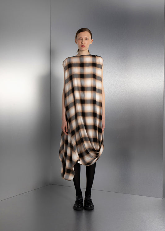 Celeste Check Twist Dress