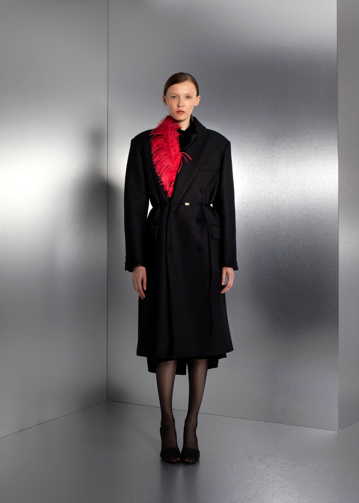 Double-breasted coat