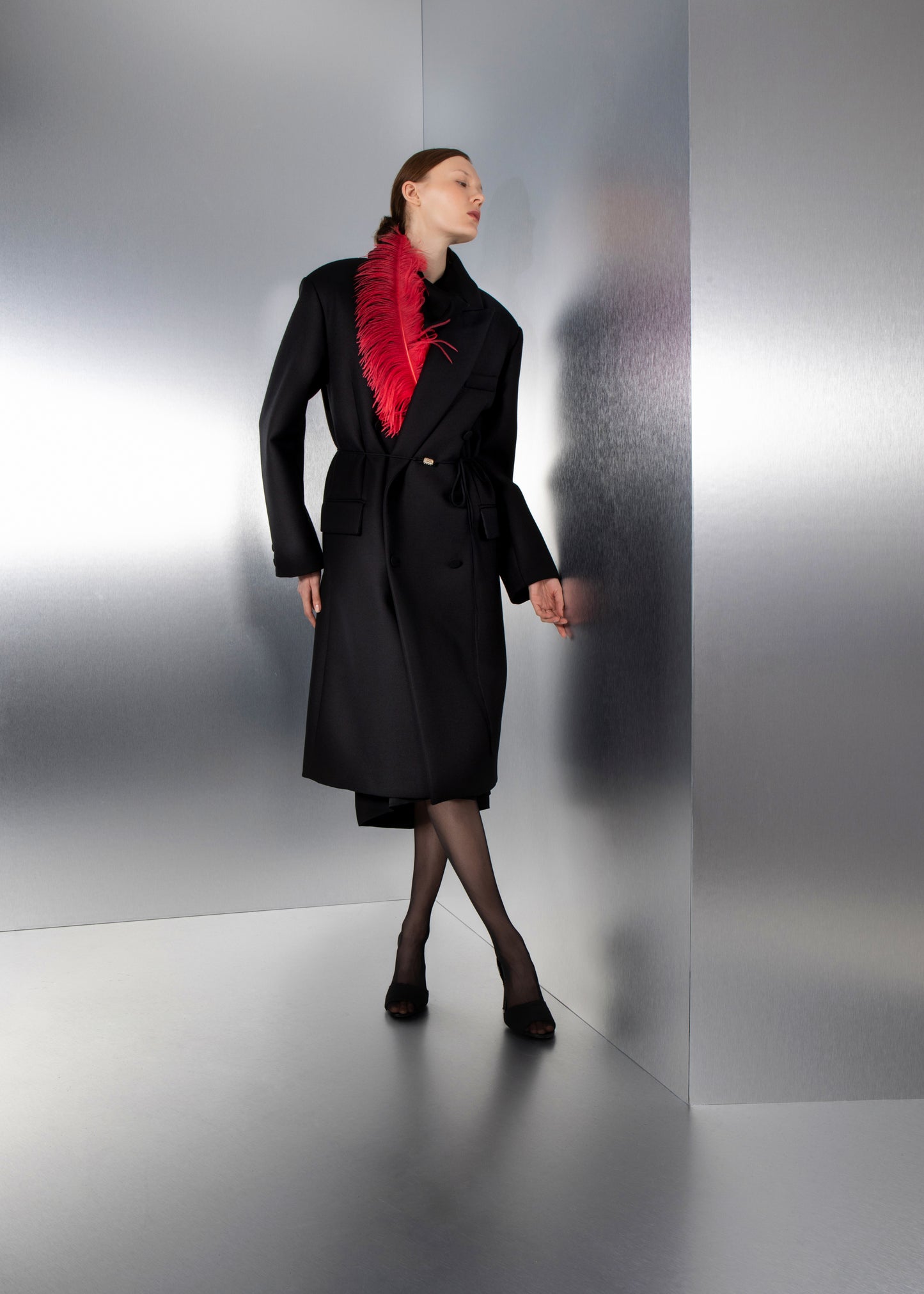 Double-breasted coat