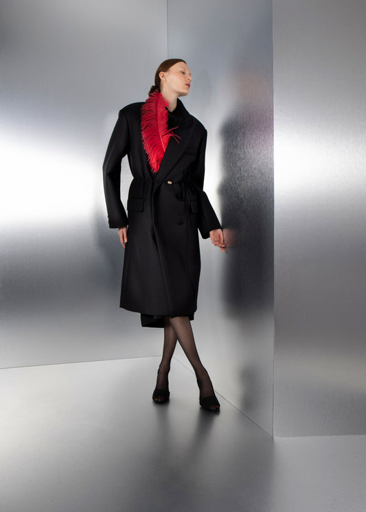 Double-breasted coat