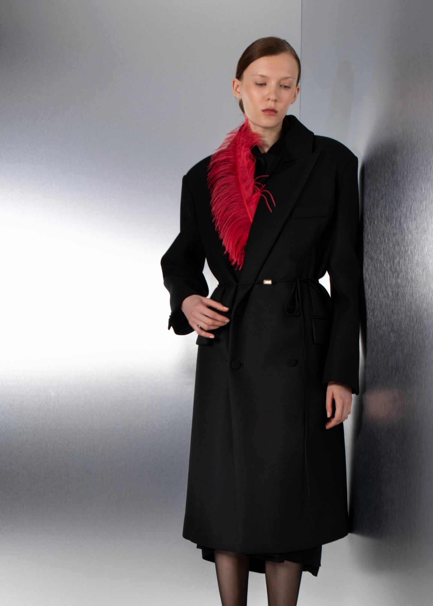 Double-breasted coat